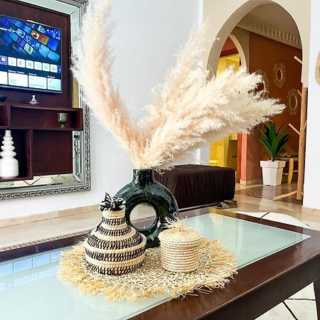 Appartement Chic Gueliz Plaza Avec Vue Marrakesch Exterior foto